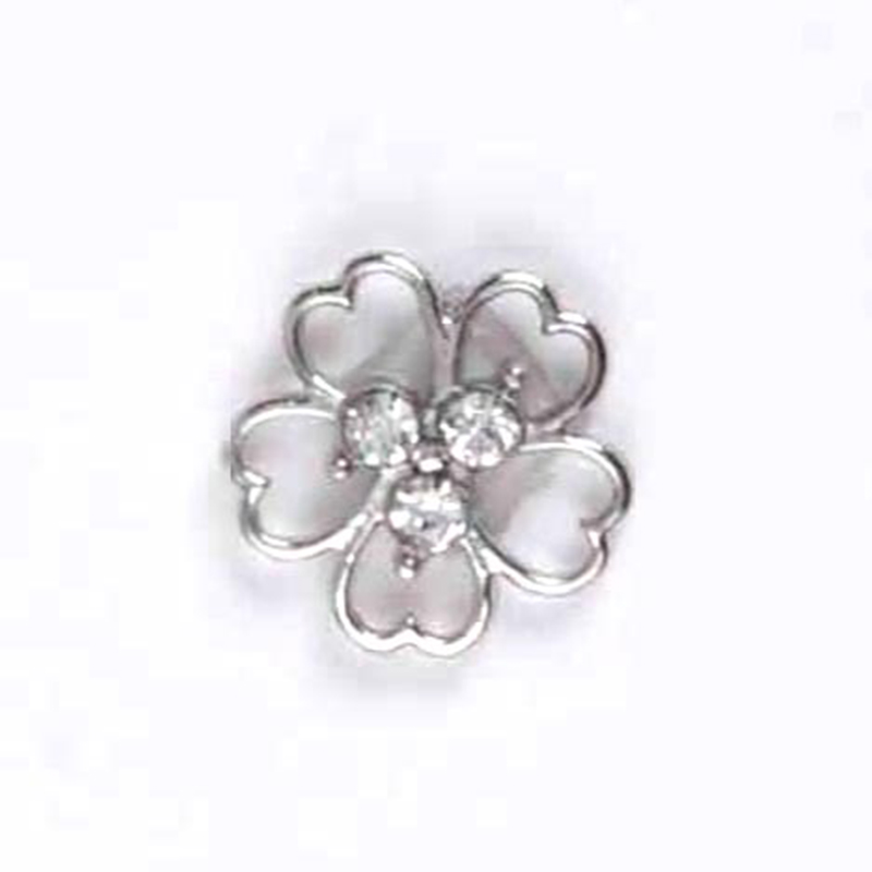 四叶三叶草花朵吊坠女式项链饰品