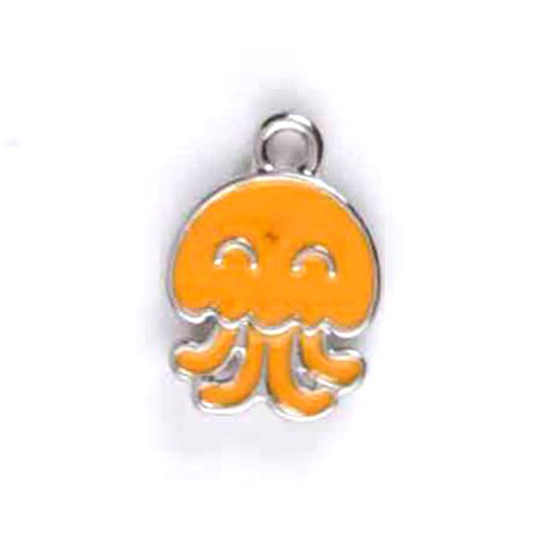 新珐琅夏季海洋海星贝壳美人鱼海豚魅力Diy吊坠