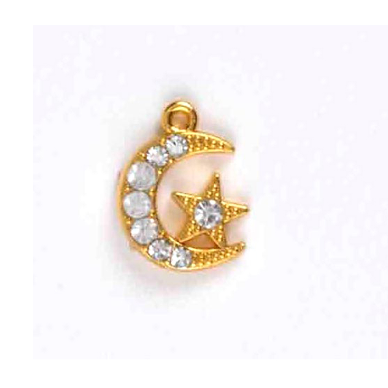 月亮星星吊坠