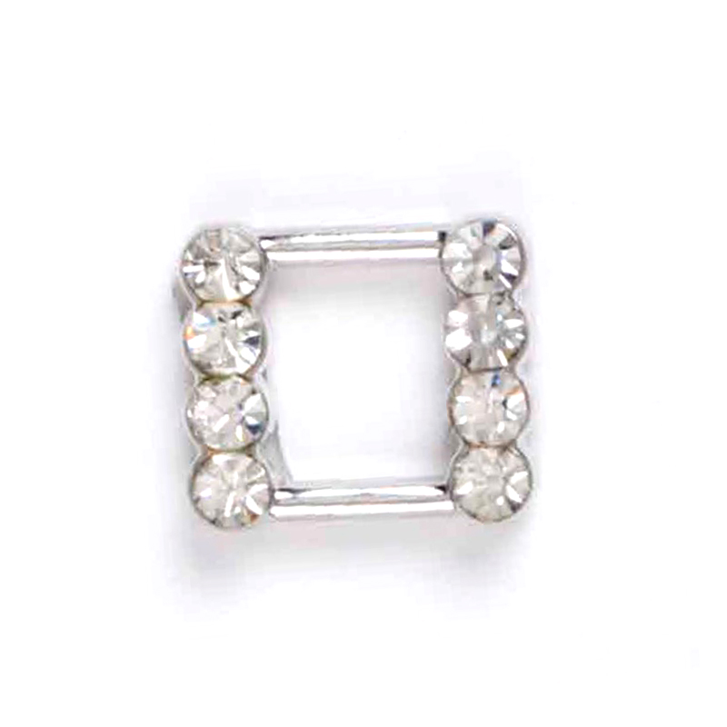 方形泳装水钻扣