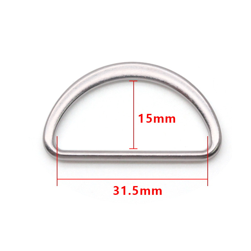 31.5ｍｍ锌合金D型扣- 扁形