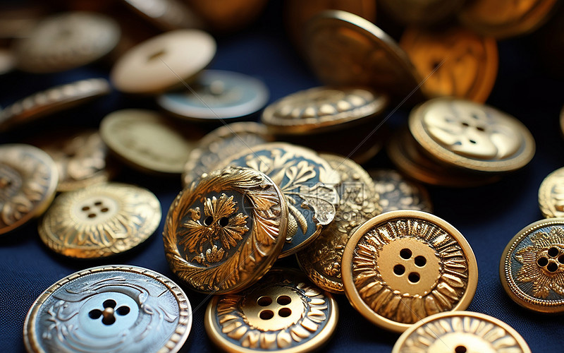 复古钮扣：中国风元素的精致演绎
