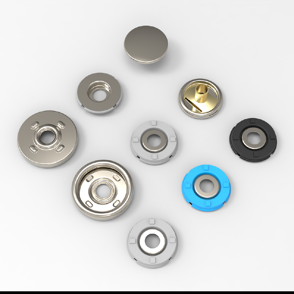 13mm 超簿四合扣 下三件  专利款