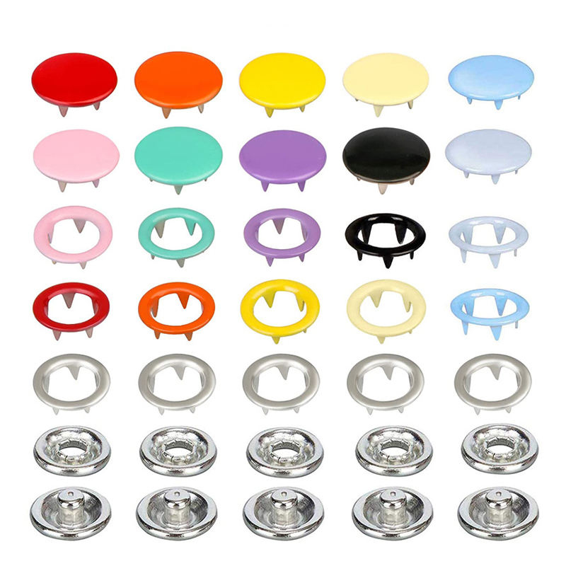 Color Prong Snap Button