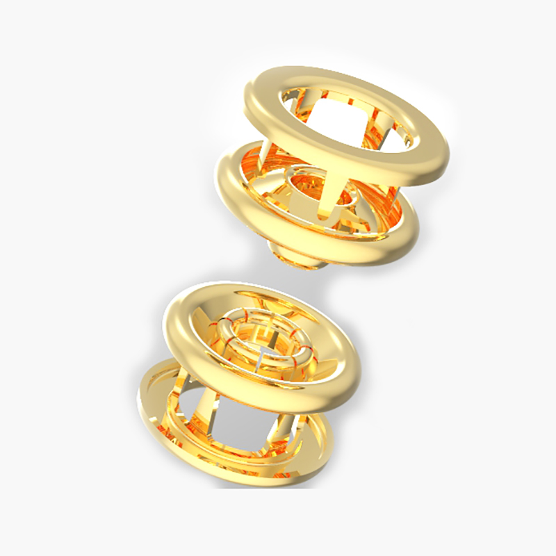 Stainless Steel Ring Snap Button