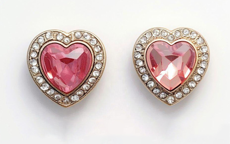 细节之处，皆是艺术：AB亚洲钮扣，铸就高端品牌的点睛之笔-心形合金钉线脚钮