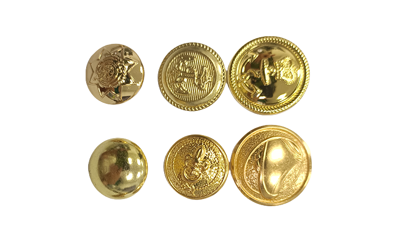 金质徽章钮：AB 亚洲钮扣，为制服注入仪式感