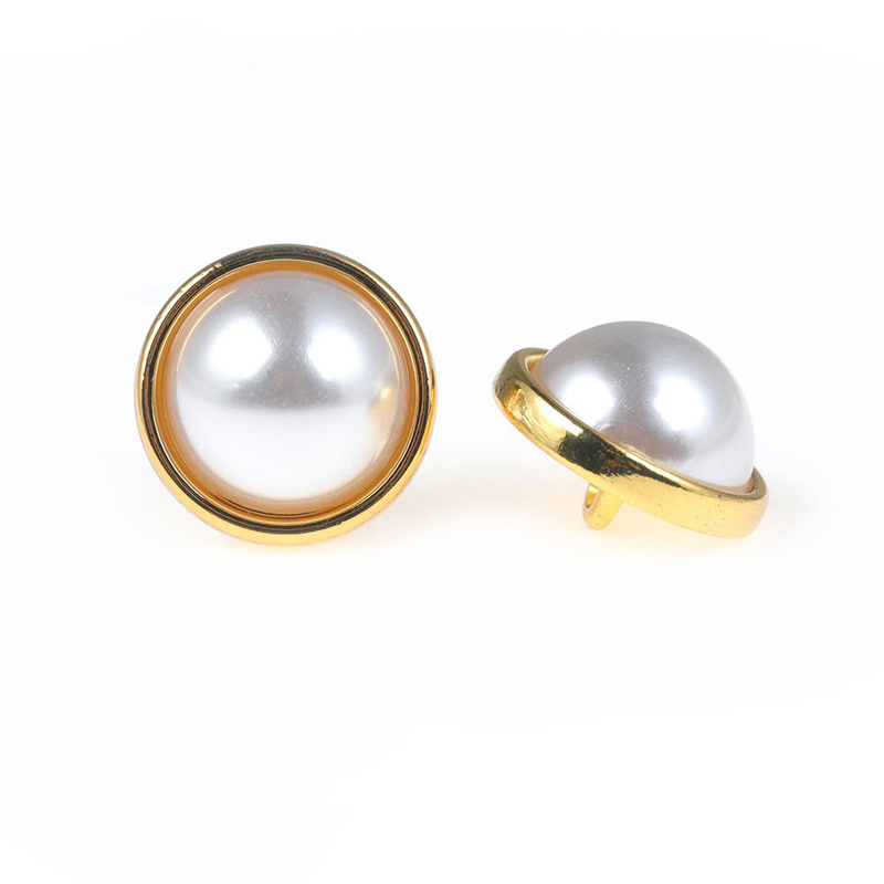 AB 亚洲钮扣：合金珍珠光钉线脚钮  滴胶钉线脚钮   东莞源头精品