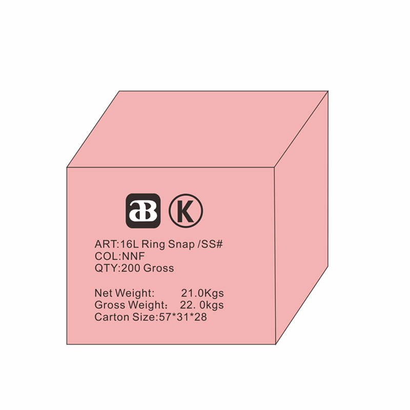 16L Ring Snap W 222# / Stainless Steel / AB Asiabutton  Brand  K Brand