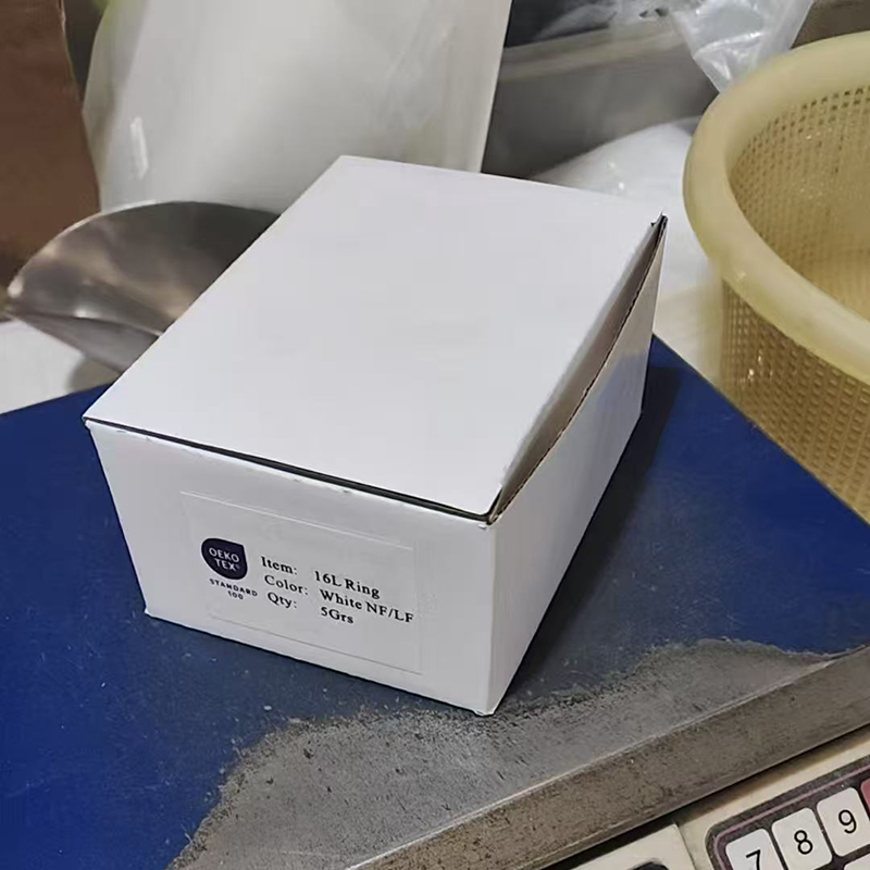 16L Ring Snap W  222#/White NF  /Stainless Steel / AB Brand K Brand