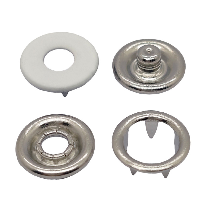 AB AsiaButton亚洲钮扣 东莞源头工厂现货直批 新增穿孔/串孔面手感漆五爪扣现货直供