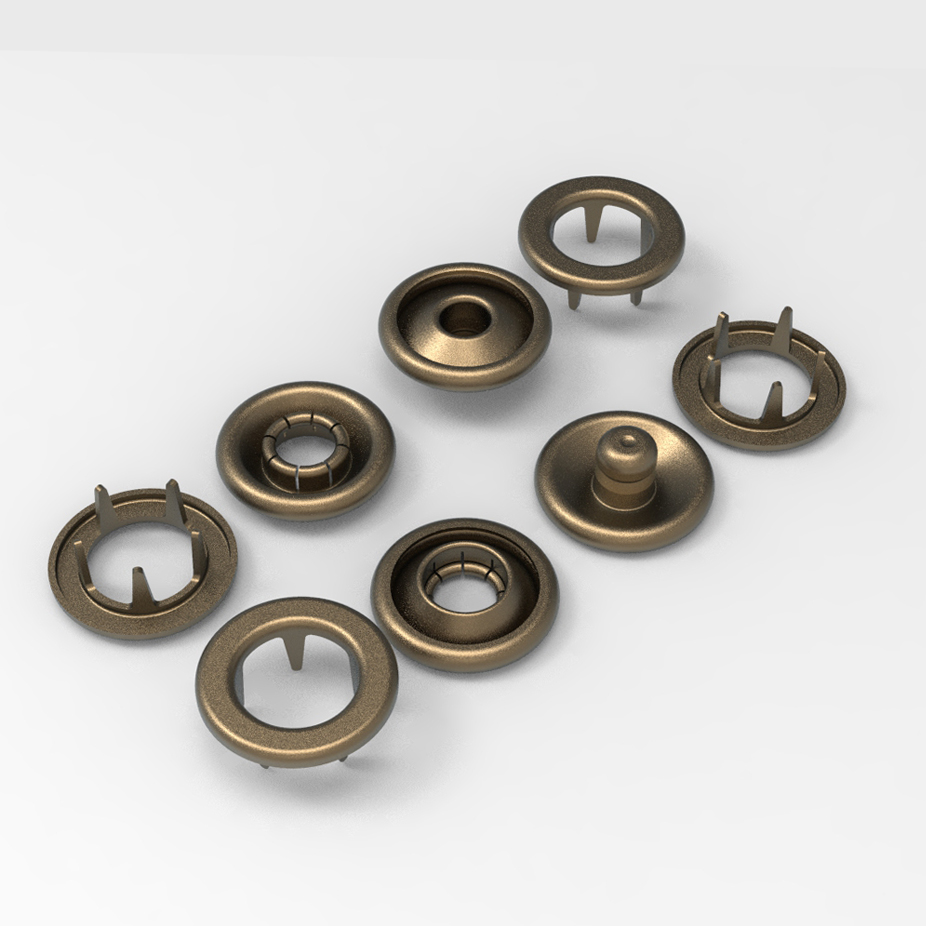 9.6mm Ring Prong Snap Button