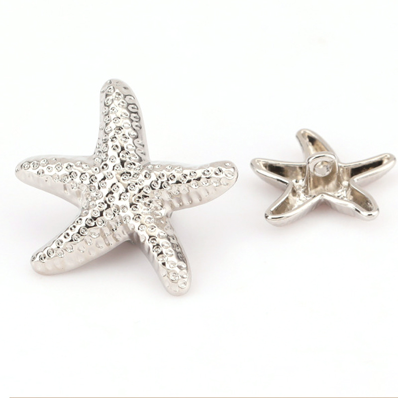 AB亚洲钮扣 细海星合金金属手缝扣：以细节，定质感