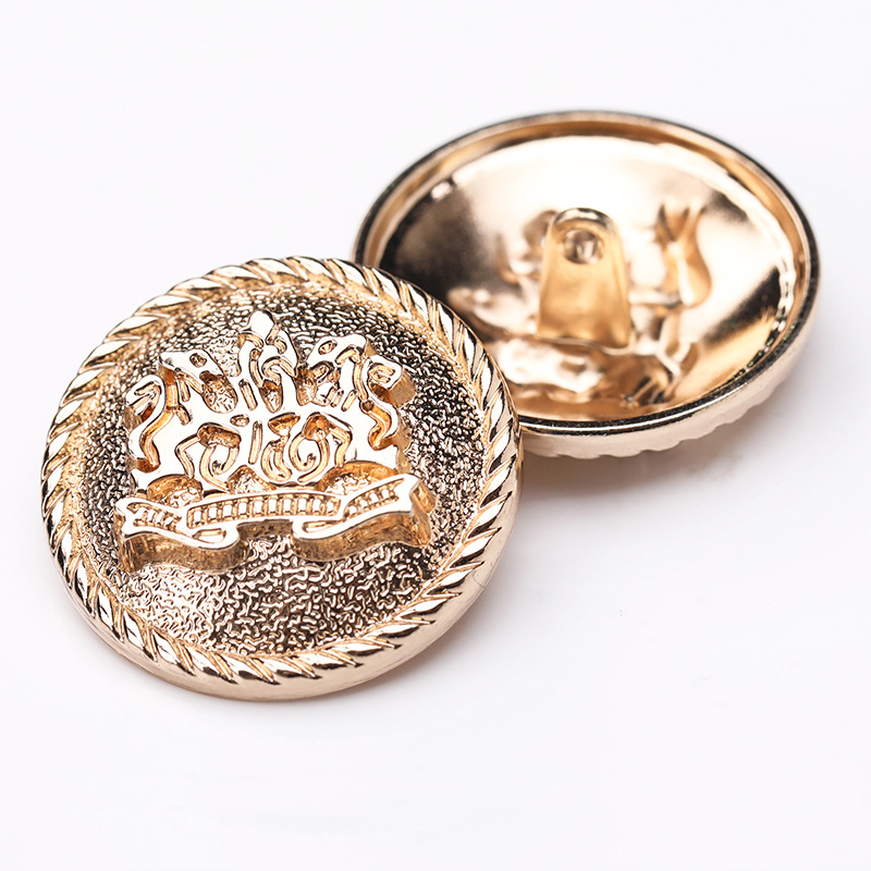 男女装衣服大衣风衣扣子～双狮金属袖扣纽扣