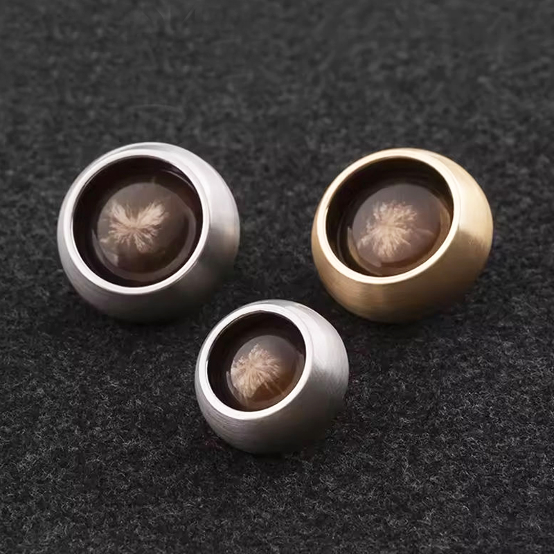 半圆艺术扣 内装饰 内镶胶石