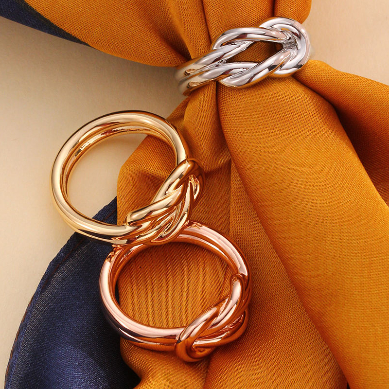 优质合金围巾扣女式时尚胸针简约设计披肩扣