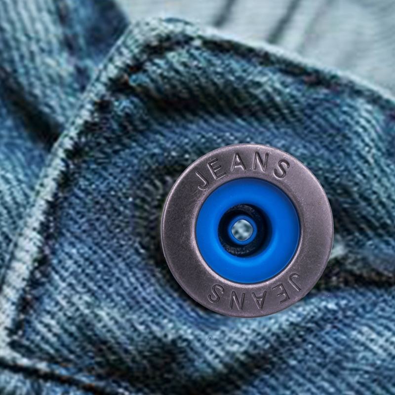 Double Tone Color Jean Button 双色艺术工字钮