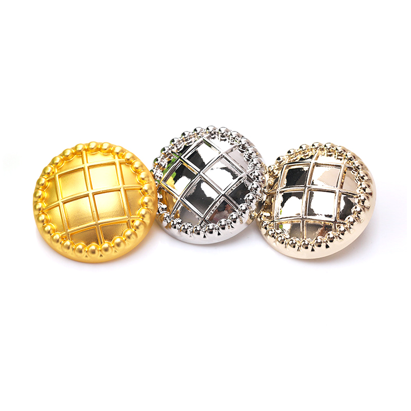 Square Arc Hand‑sewn Metal  Shank Buttons